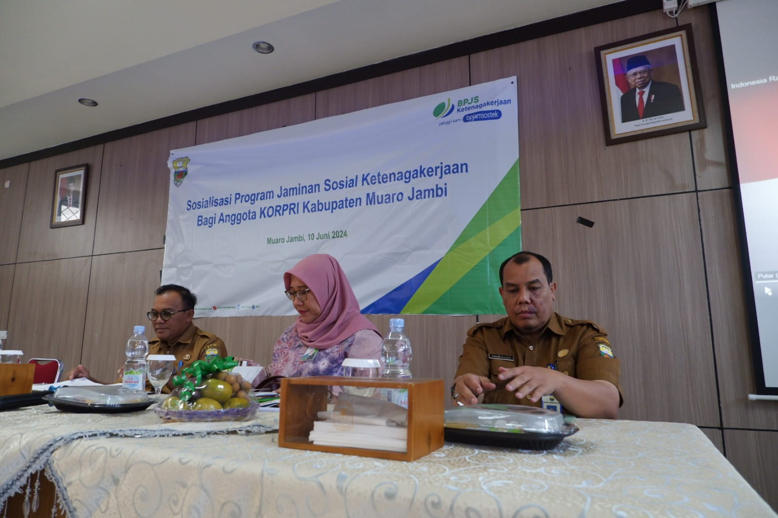 Sosialisasi Program Jaminan Sosial BPJS Ketenagakerjaan bagi anggota Korpri Kabupaten Muaro Jambi