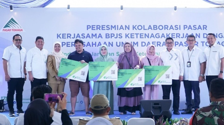 Permudah Pekerja Pasar Terlindungi, BPJamsostek Ajak Perumda Pasar Tohaga Kolaborasi