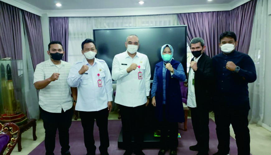 Rapat koordinasi BPJS Ketenagakerjaan dengan Bupati dan Dinas Tenaga Kerja Kab. Tangerang