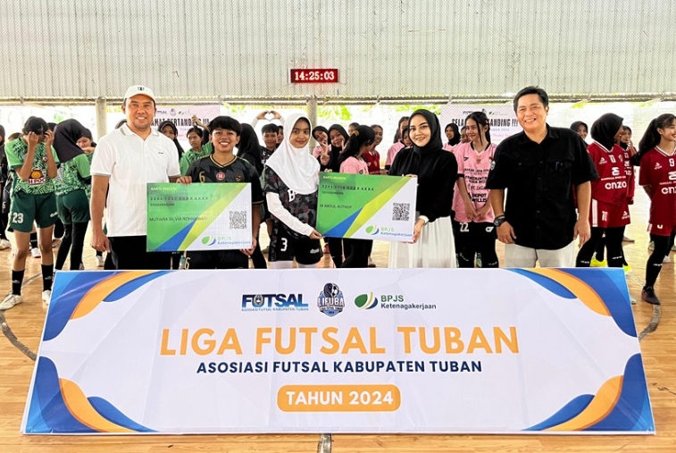 BPJS Ketenagakerjaan Beri Perlindungan Maksimal Pemain Liga Futsal Tuban