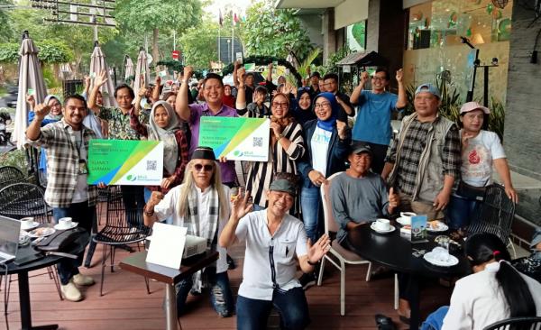 BPJS Ketenagakerjaan Beri Jaminan Sosial untuk 50 Pegiat Seni Budaya Surabaya