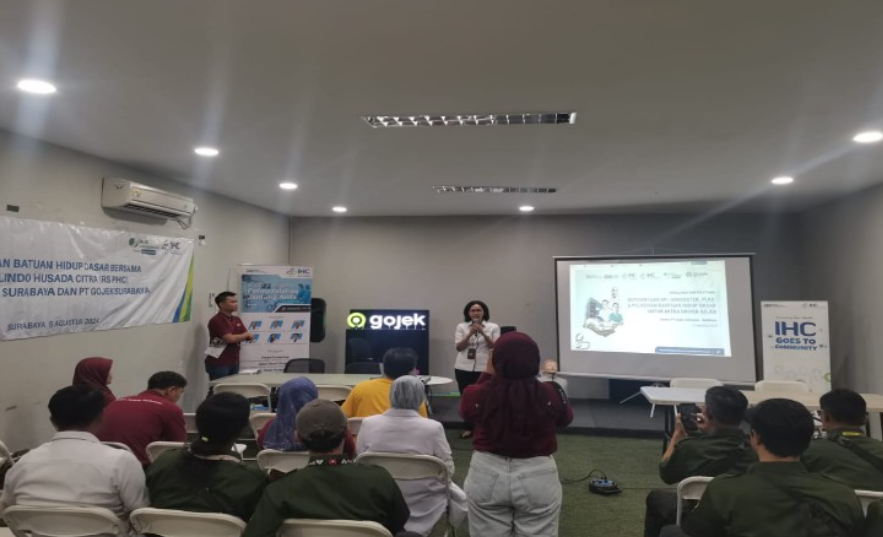 BPJS Ketenagakerjaan Bersama RS PHC Gelar Pelatihan BHD ke URC Gojek