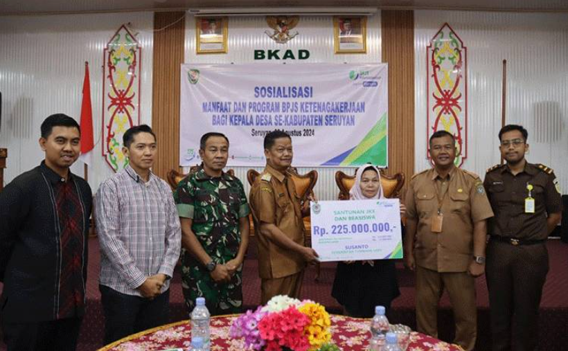 Pj Bupati Seruyan Bangga Banyak Kades Pahami Pentingnya BPJS Ketenagakerjaan