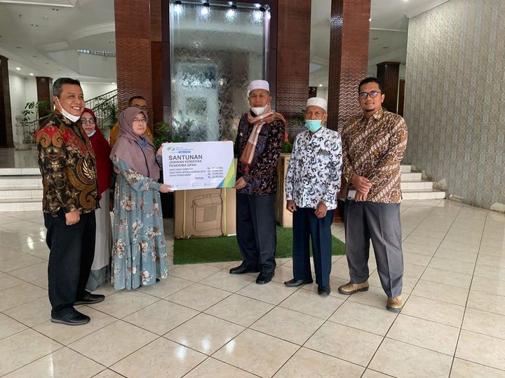 BPJS Ketenagakerjaan Pasbar, Serahkan Santunan Kematian Kepada Ahli Waris Peserta