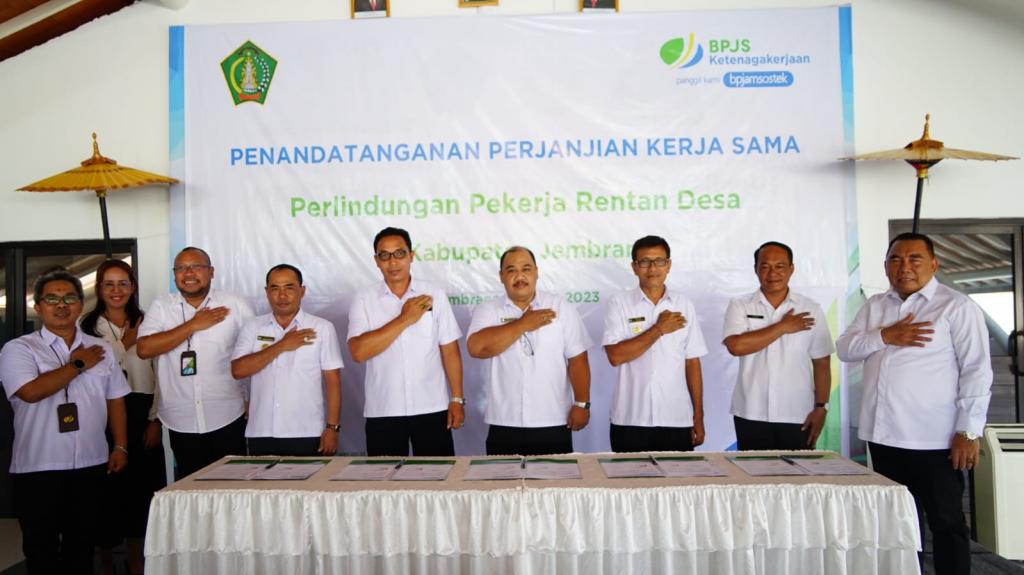 Pertama di Bali, Jembrana Beri Jaminan Sosial Bagi Para Pekerja Rentan