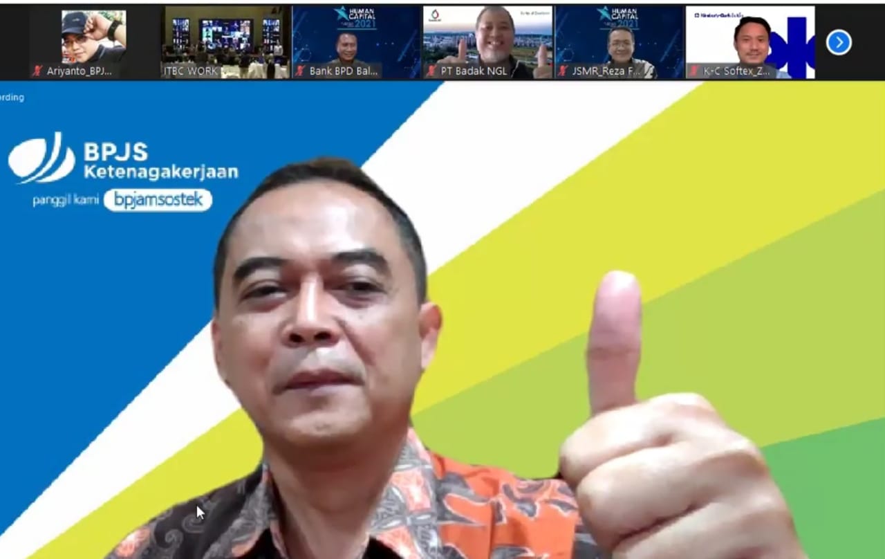 BPJAMSOSTEK Borong 4 Penghargaan dalam Human Capital on Resilience Excellence Award 2021