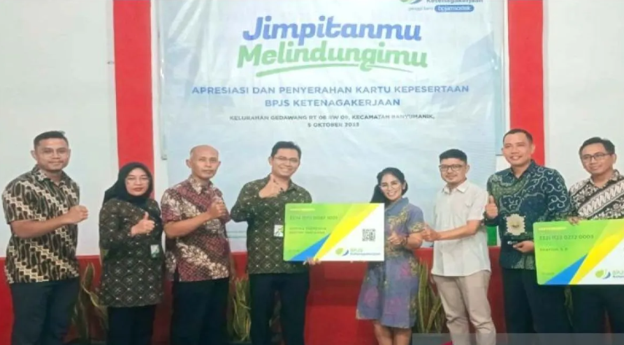 Warga RT di Semarang terlindungi BPJS Ketenagakerjaan dari uang jimpitan