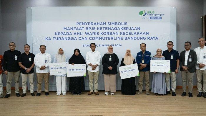 4 Korban Meninggal Kecelakaan Kereta Api di Cicalengka, Peroleh Manfaat BPJS Ketenagakerjaan