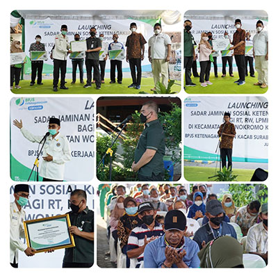 RT RW dan LPMK Kecamatan Wonokromo Terdaftar Peserta BPJAMSOSTEK