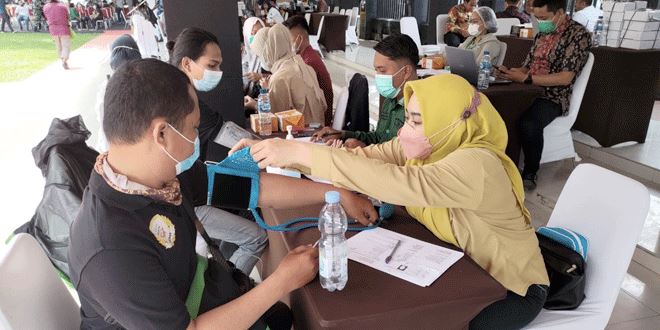 Sinergi BPJAMSOSTEK & Kodim 0201 Medan Kembali Gelar Vaksinasi Tahap II