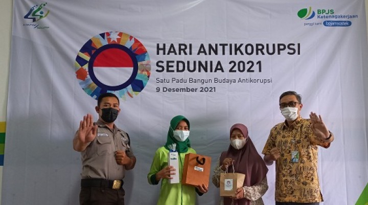 BPJS Ketenagakerjaan Ajak Seluruh Peserta Tumbuhkan Budaya Anti Korupsi Pada Peringatan HAKORDIA 2021