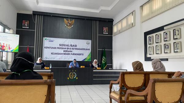 Sosialisasi Kepatuhan Program BPJS Ketenagakerjaan bersama Kejari Purwokerto