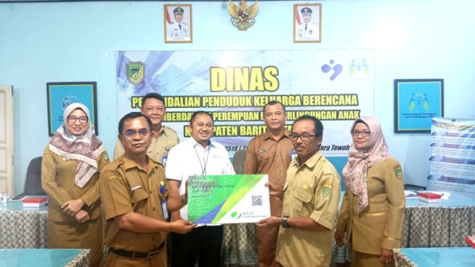 251 Tenaga Kerja Non ASN PPKBD Barito Utara Dilindungi BPJAMSOSTEK