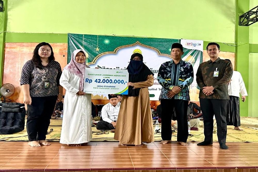 BPJS Ketenagakerjaan Serahkan Santunan JKM untuk Ahli Waris Rois di Kalurahan Sriharjo Bantul