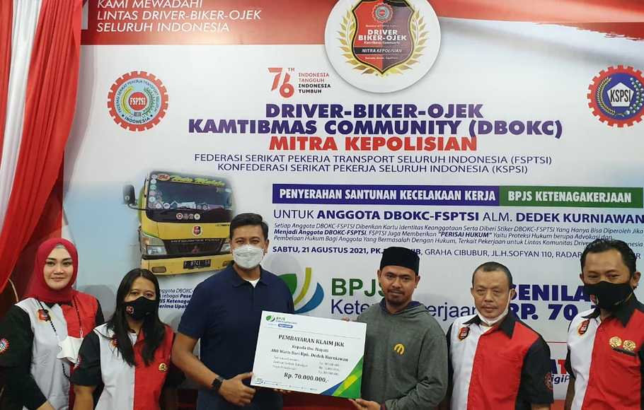 BPJAMSOSTEK Serahkan Rp 70 Juta untuk Ahli Waris Pengemudi Truk Tangki Air Isi Ulang