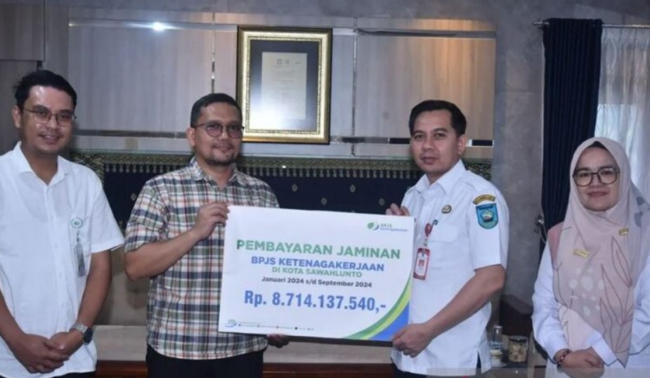 BPJS Ketenagakerjaan Akui, Jaminan untuk Peserta di Kota Sawahlunto Sudah Dibayarkan
