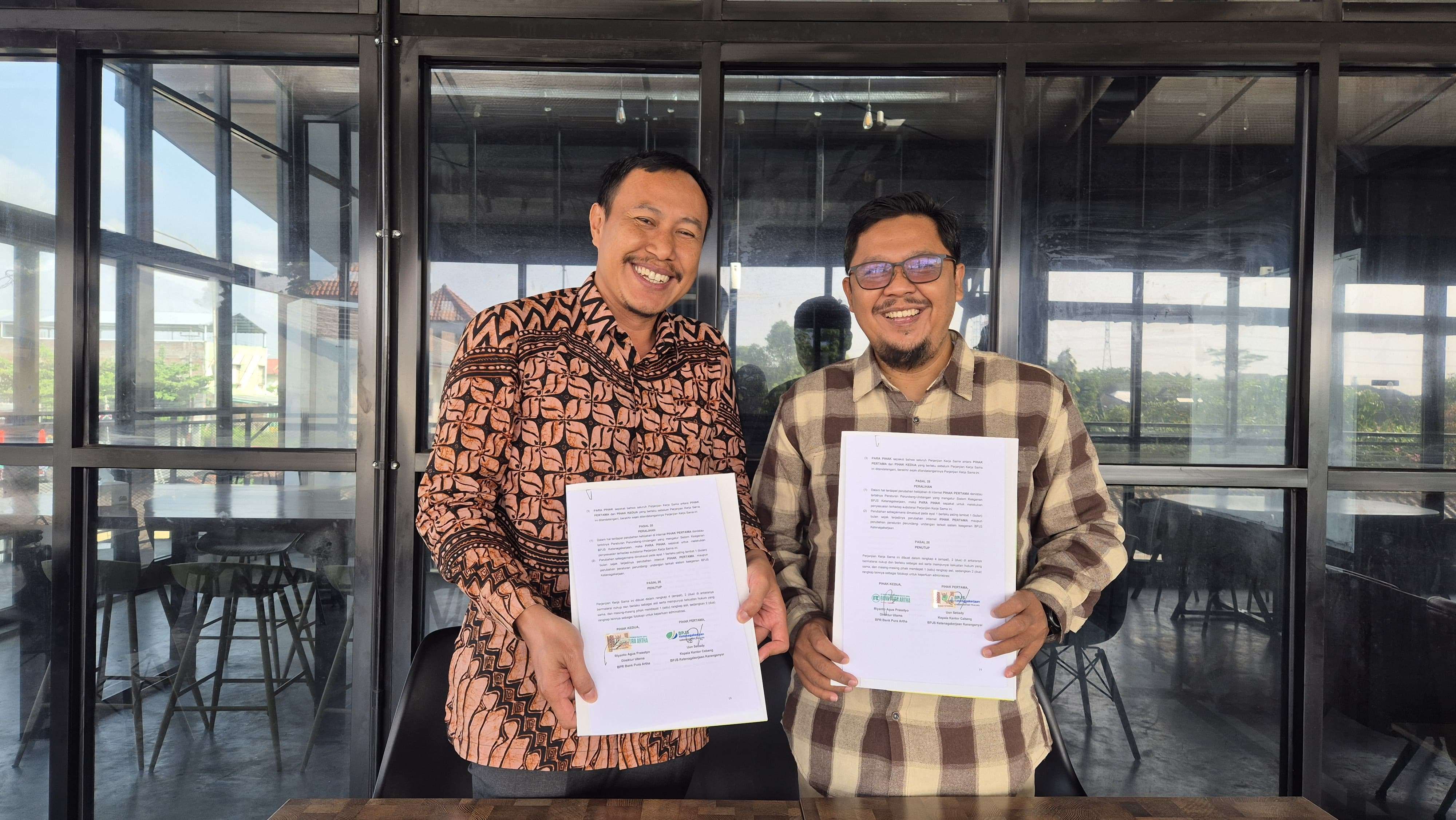 BPJS Ketenagakerjaan Lindungi Debitur BPR Bank Pura Artha