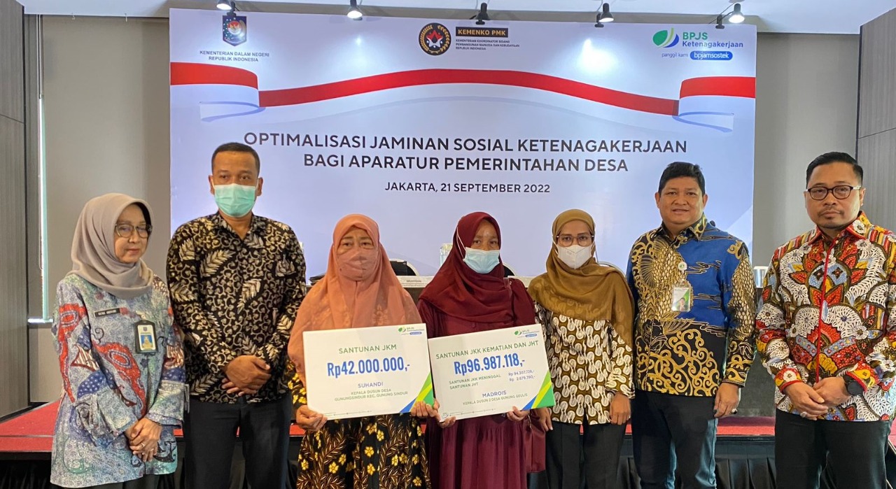 Kemendagri Canangkan Perlindungan Program BPJAMSOSTEK, 1 Desa 100 Pekerja Rentan