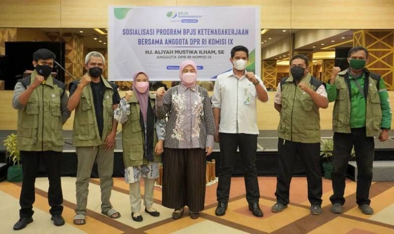 Komisi IX DPR RI Aliyah Mustika Gandeng BPJAMSOSTEK Lindungi Pekerja Driver Ojol