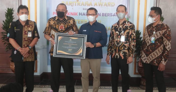 Poltek Harber Kota Tegal Terbaik II Paritrana Award Tingkat Nasional