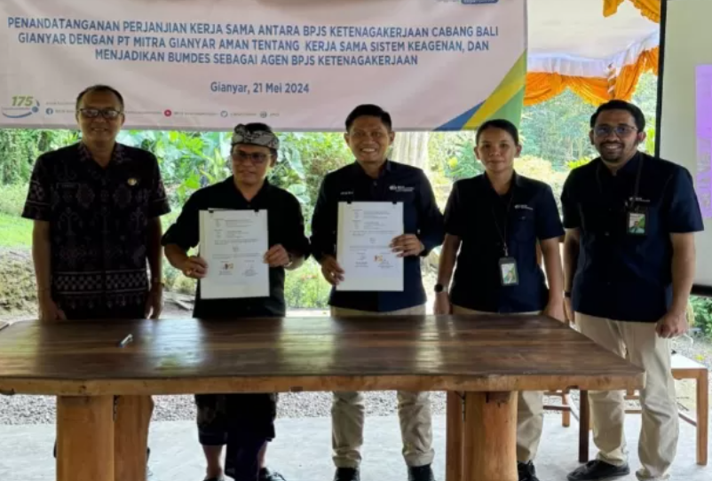 Dinas PMD Gianyar Optimalkan Peran BumDes Sebagai Agen Perisai BPJS Ketenagakerjaan di Desa