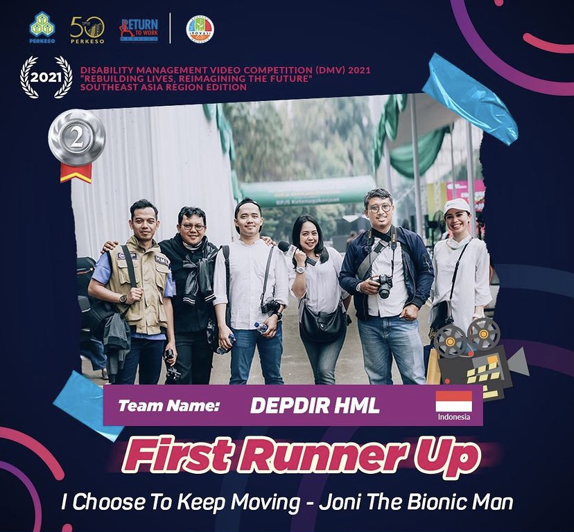 Torehkan prestasi, BPJS Ketenagakerjaan Juarai Disability Management Video Competition Socso Malaysia