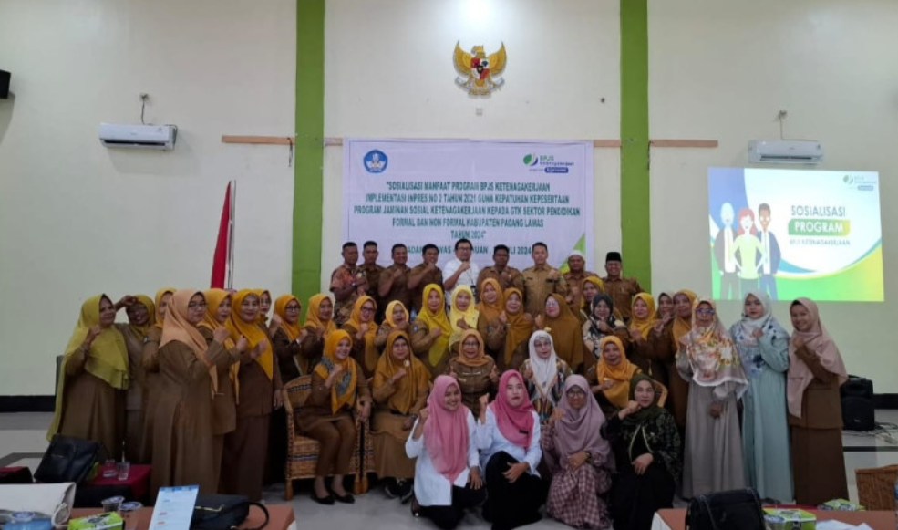 BP Jamsostek Ketenagakerjaan Palas Sosialisasi Manfaat Jaminan Sosial ke Kepala Sekolah