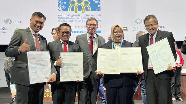 BPJamsostek Sabet Lima Penghargaan di World Social Security Forum
